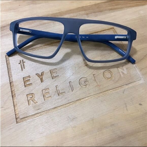 Hugo Boss 1190 Blue Frost Men's Glasses - Picture 1 of 2